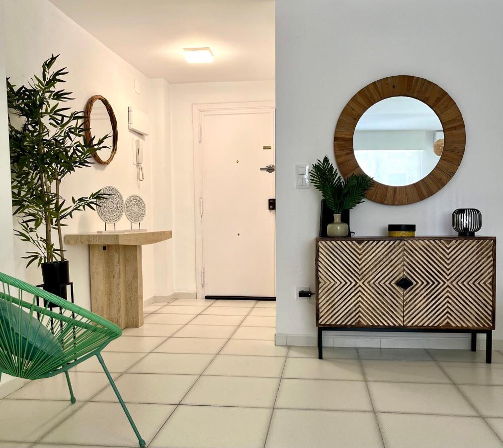 Modern Apartment On The Beach With Pool Calp Extérieur photo