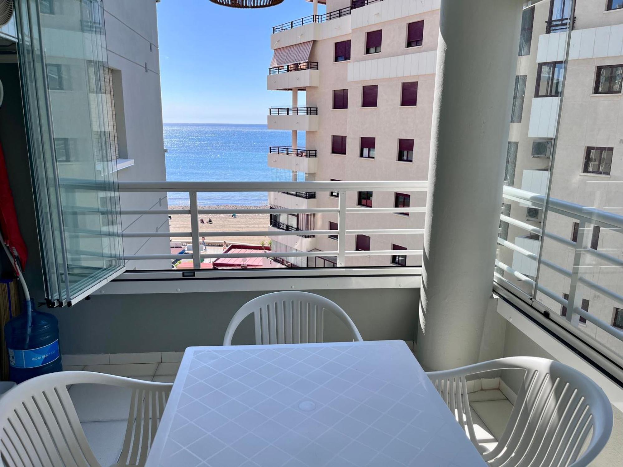 Modern Apartment On The Beach With Pool Calp Extérieur photo