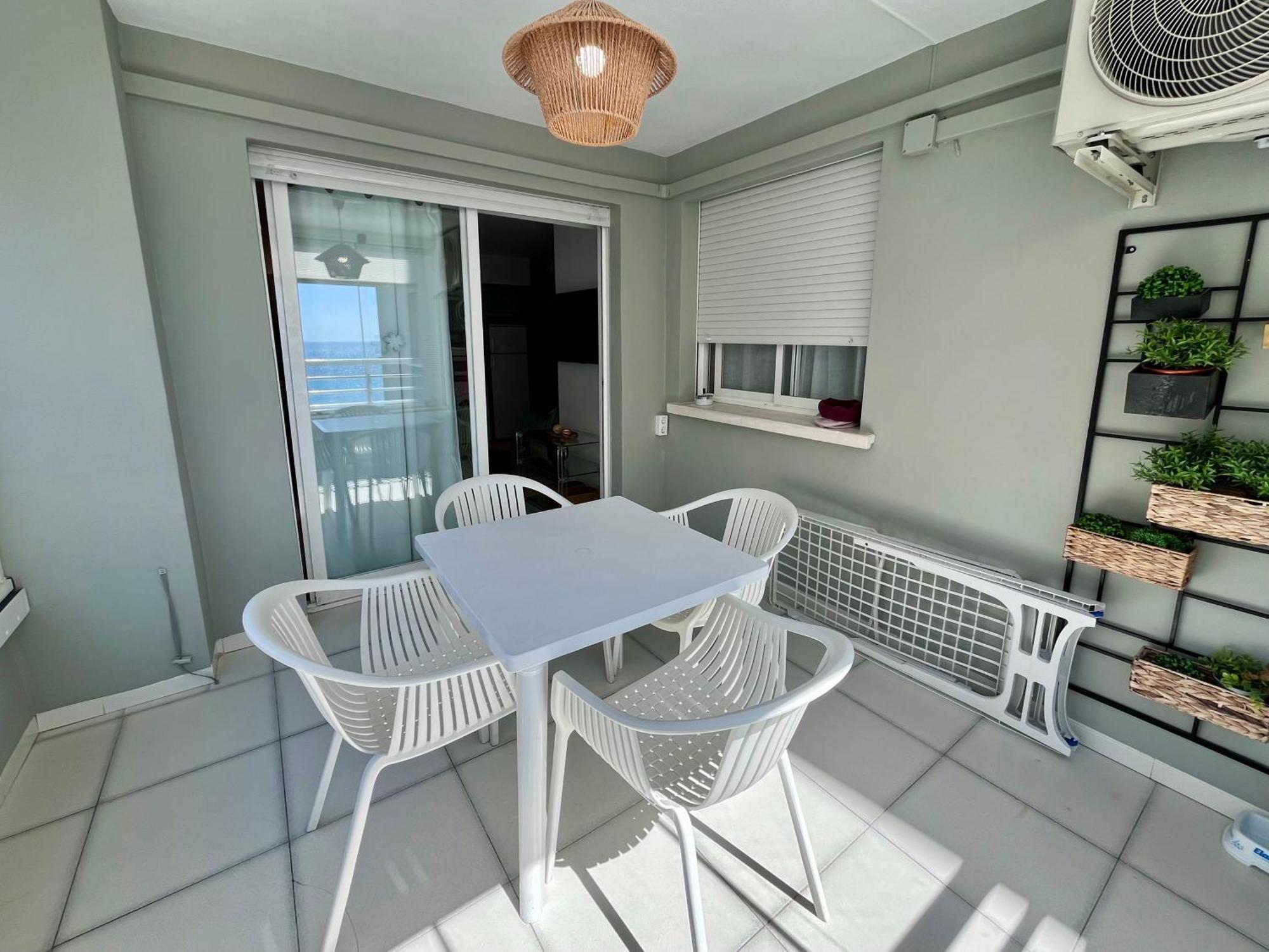 Modern Apartment On The Beach With Pool Calp Extérieur photo